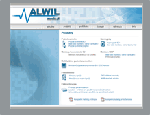 Tablet Screenshot of alwil-medical.sk